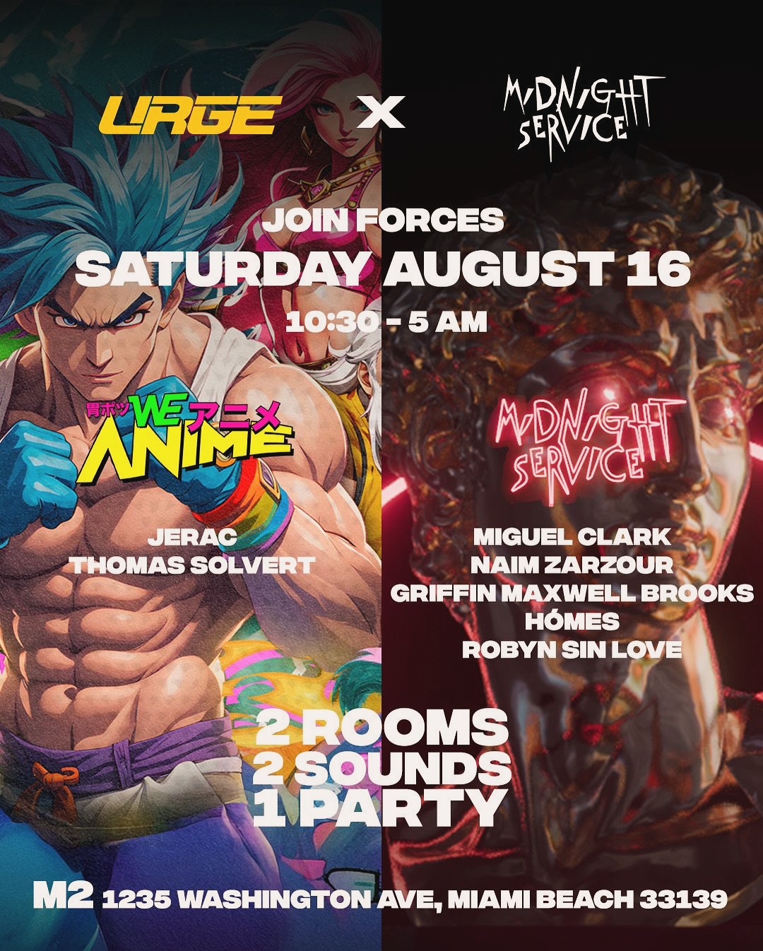 URGE WE Anime x Midnight Service
