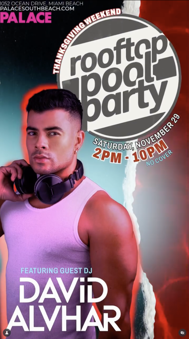 Palace Rooftop Pool Party