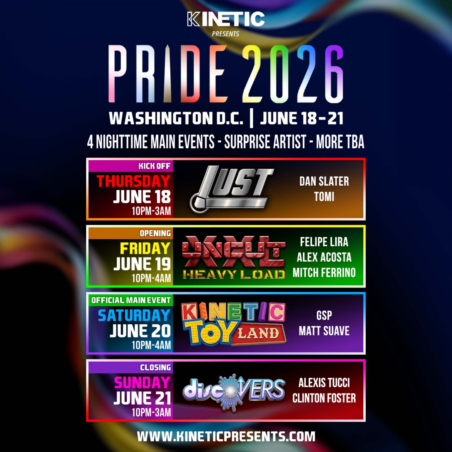 Kinetic Presents: DC Pride