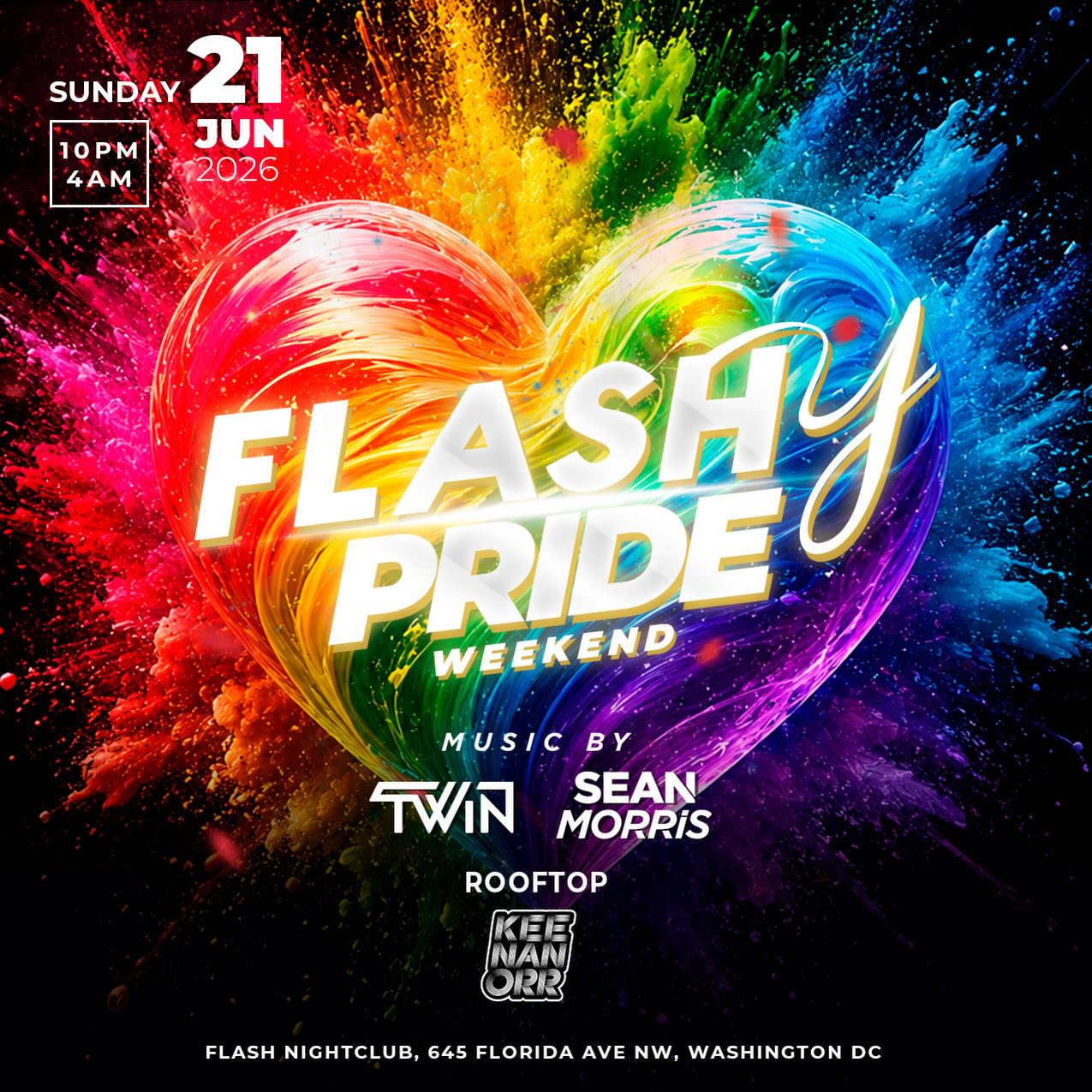Flashy Pride Weekend