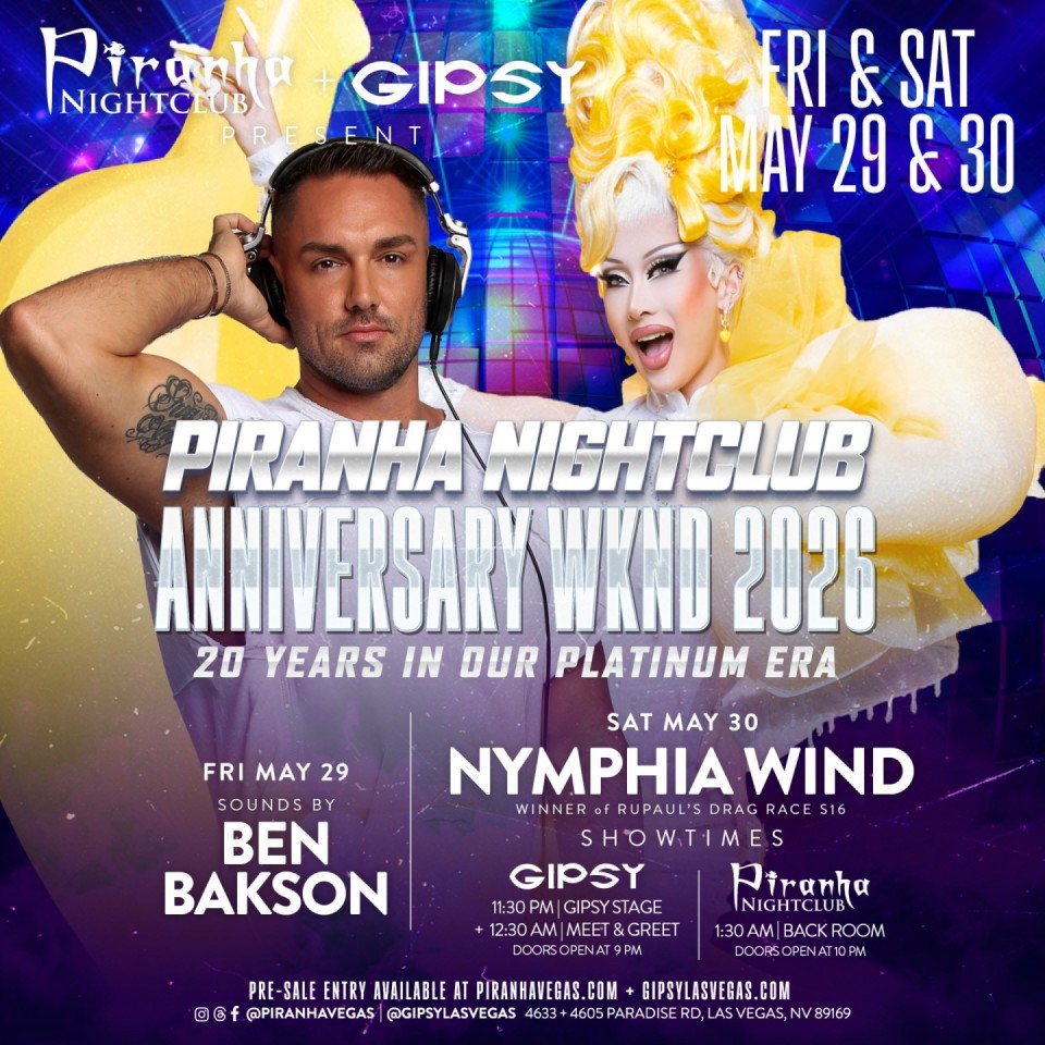 Piranha Nightclub Anniversary