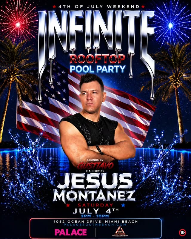 Infinite Pool Party – Palace Rooftop