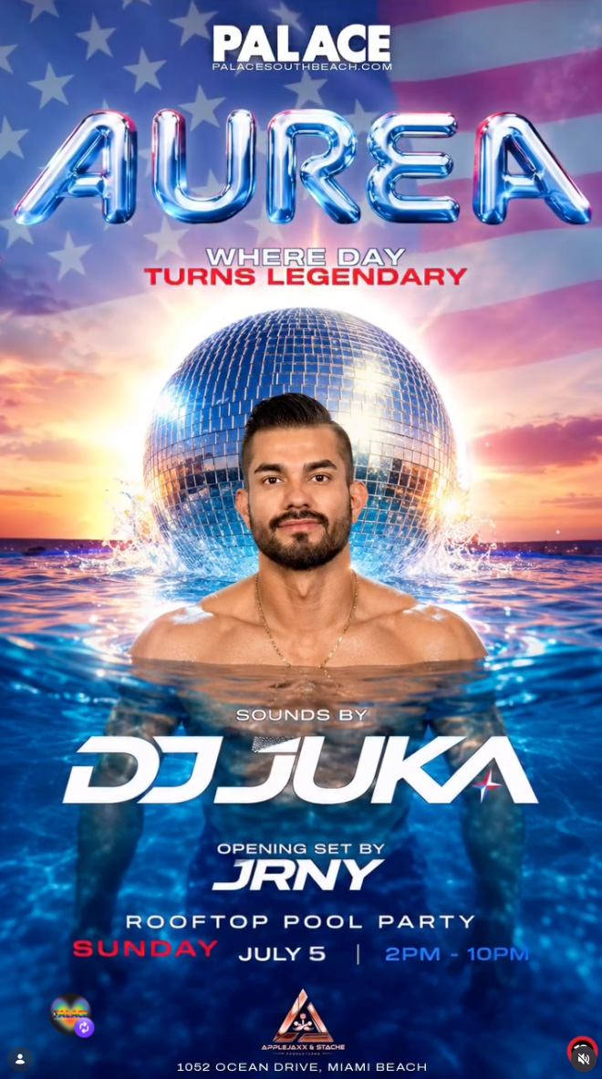 Aurea (Palace Rooftop Pool Party)
