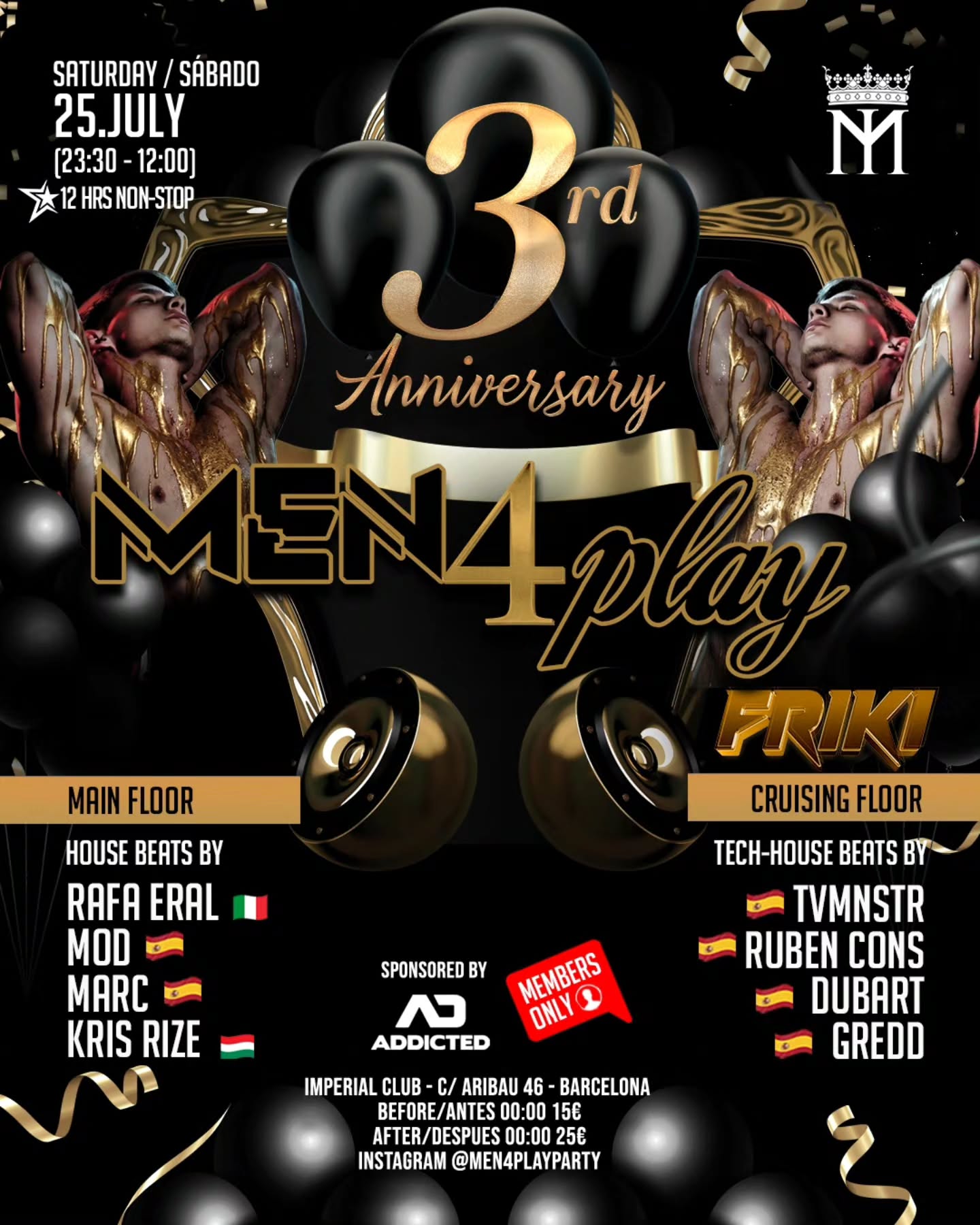 Men4Play 3rd Anniversary